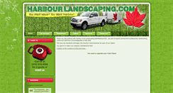 Desktop Screenshot of harbourlandscaping.com