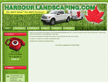 Tablet Screenshot of harbourlandscaping.com